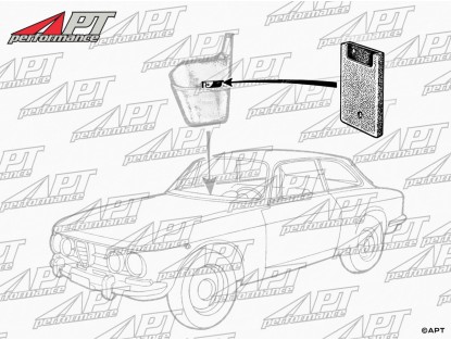Inner map pocket 105 / 115 models
