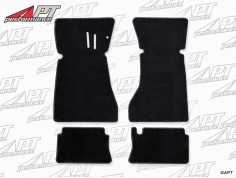 Set Deluxe floor mats black velours GT 105 1. series