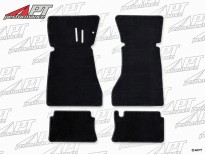 Set Deluxe floor mats black velours GT 105 1. series