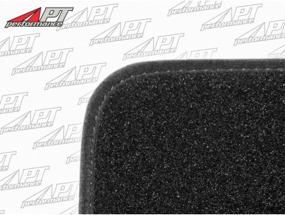 Set Deluxe floor mats black velours GT 105 1. series