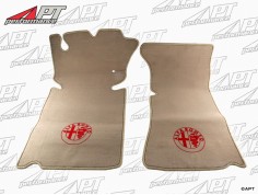 Set floor mats tan velours Spider 70 - 85