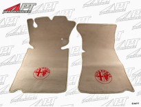 Set floor mats tan velours Spider 70 - 85