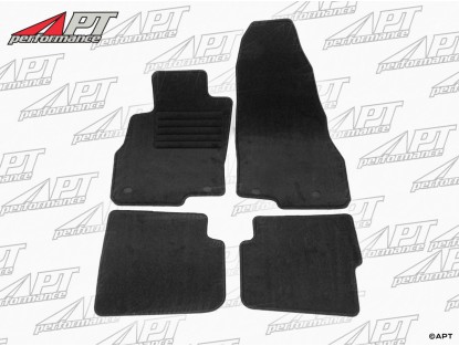 Set Deluxe floor mats black velours Alfa MiTo