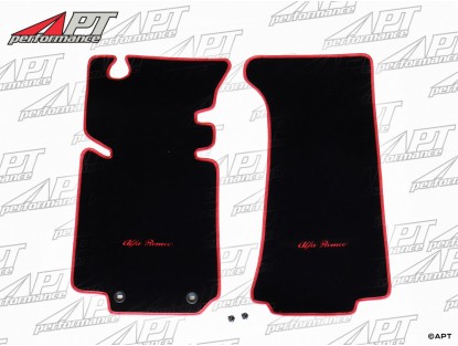 Set floor mats black Velours Duetto Spider 70-85