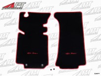 Set floor mats black Velours Duetto Spider 70-85