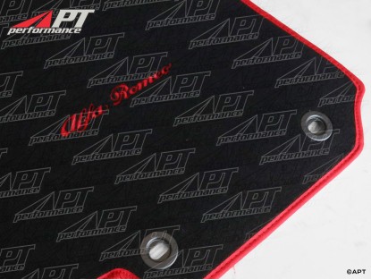 Set floor mats black Velours Duetto Spider 70-85