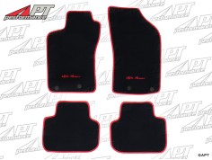 Set floor mats black Velours 147 2000-10
