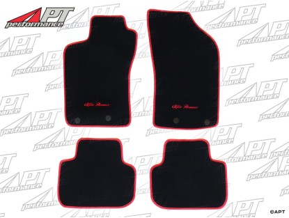 Set floor mats black Velours 147 2000-10