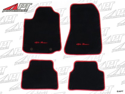 Set floor mats black Velours 159 2005 - 2009