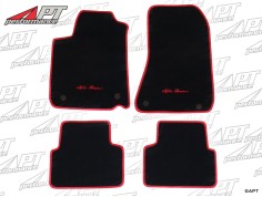 Set floor mats black Velours 159 2009 - 2011