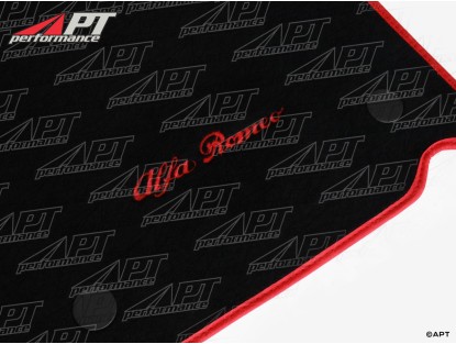 Set floor mats black Velours 159 2009 - 2011