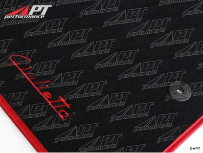 Set floor mats black Velours Giulietta 2010-14