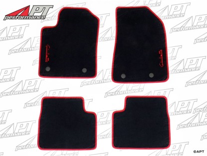 Set floor mats black Velours Giulietta 2015-20