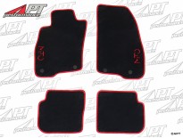 Set floor mats black Velours Mito 2008-18