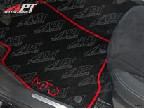 Set floor mats black Velours Mito 2008-18