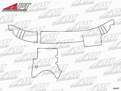 Dashboard sound deadening mat set Giulia