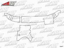 Dashboard sound deadening mat set Giulia
