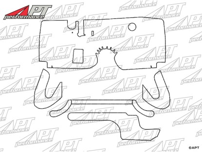 Dashboard sound deadening mat 750 / 101 Sprint