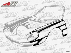 Front fender Alfa Spider 1966 - 82 left 2