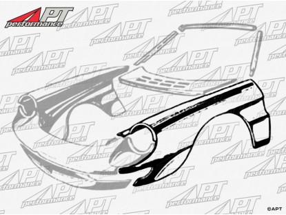 Front fender Alfa Spider 1966 - 82 left