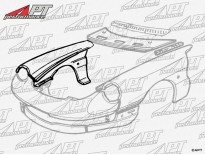 Front fender Spider 1983 - 89 right