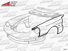 Front fender Spider 1983 - 89 left 2