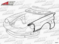 Front fender Spider 1983 - 89 left