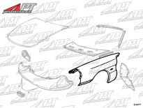 Front fender left Spider 90 - 93