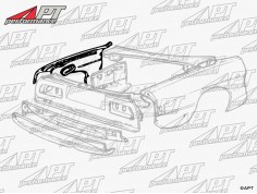 Rear fender Spider 83 - 89 left 2