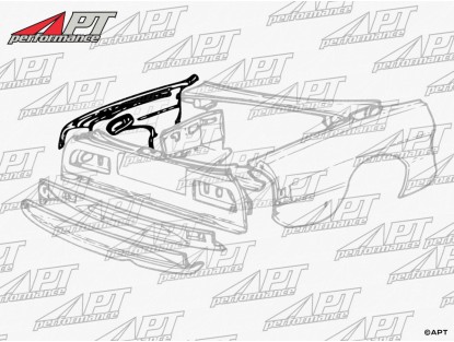 Rear fender Spider 83 - 89 left