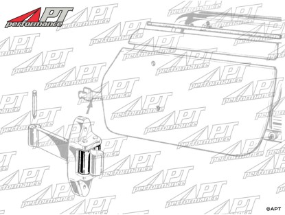 Roll for door limiting strap GTV Bertone + Spider / Zagato