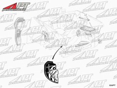 Splash guard for wheel well GTV Bertone left Alloy 2