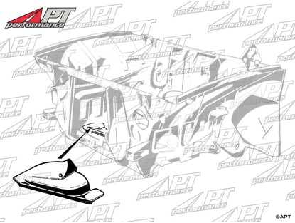 Flitch panel lower inner wing right 105 / 115