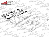 Floor panel front + rear Spider 1300 - 2000 right