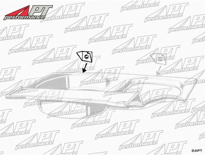 Rear bumper mounting bracket right side GT Bertone