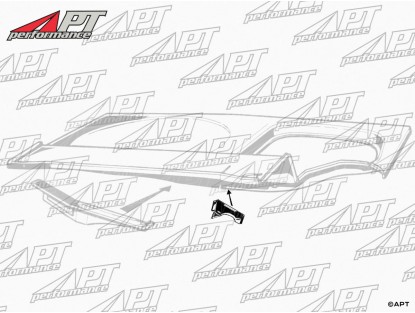 Rear exhaust retaining plate boot floor GT / Spider / Giulia