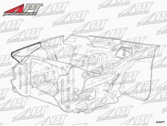 Repair panel front inner wing Alfetta GTV right 2