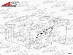 Repair panel front inner wing Alfetta GTV left 2