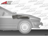 Repair panel front inner wing stiffener Alfetta GTV right