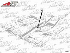 Inner front seat console support Alfa Spider 2
