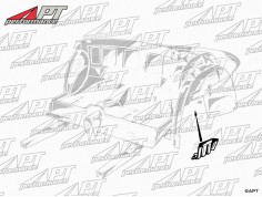 Rebound strap mount rep. panel 1300 - 2000cc 105 right 2