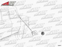 Round golden badge C- Pillar Giulia Super left / right