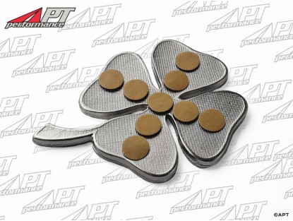 Alfa Romeo Cloverleaf badge self adhesive 50 x 50mm