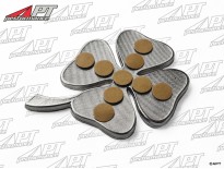 Alfa Romeo Cloverleaf badge self adhesive 50 x 50mm