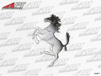 Ferrari horse badge medium chromed 90mm 1. Serie