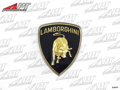 Emblem Lamborghini black 55 x 65 mm