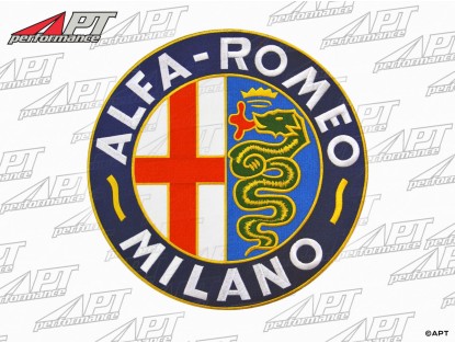 Embroidered iron-on patch Alfa Romeo Milano (24,5cm)