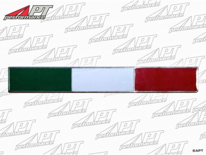 Banner Italy (adhesive plate) enamelled 115mm x 15mm