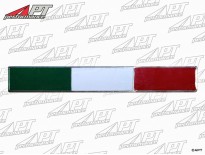Banner Italy (adhesive plate) enamelled 115mm x 15mm