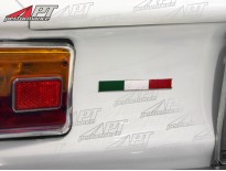Banner Italy (adhesive plate) enamelled 115mm x 15mm